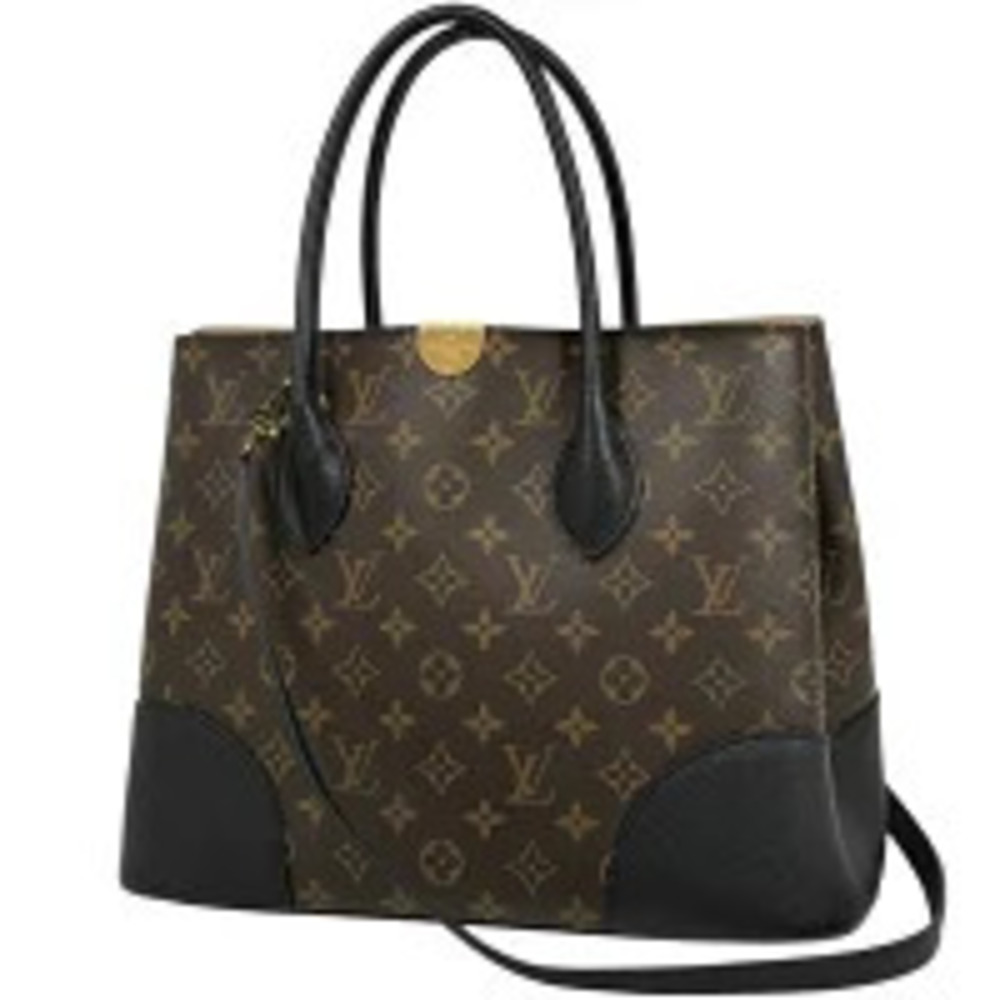 Louis Vuitton Flandrin Shoulder Bag Handbag Monogram Brown Noir Black